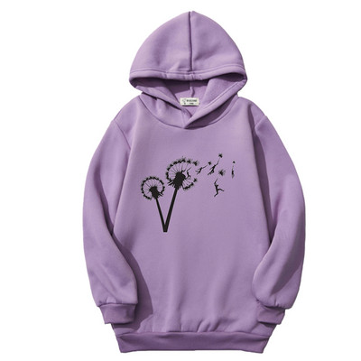 Φούτερ Dandelion Print Hoodies για εφηβικά κορίτσια Παιδικά ρούχα Βρεφικό αγόρι Αστεία φούτερ Παιδικό παλτό Φθινόπωρο Άνοιξη Φθινόπωρο τοπ
