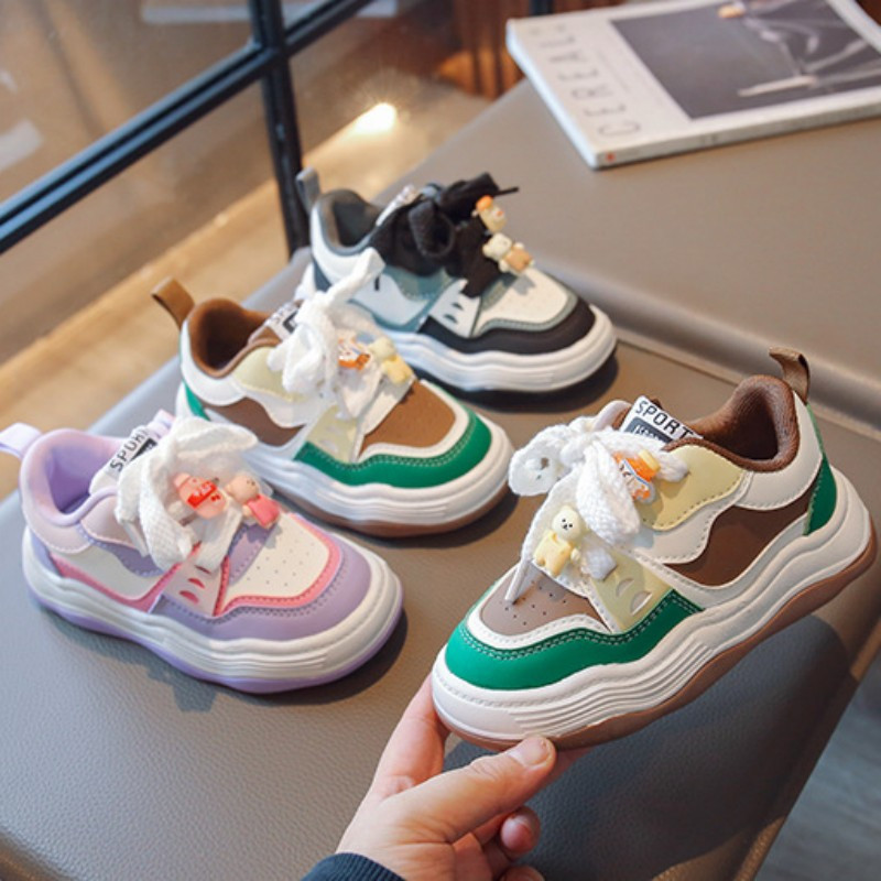 Proljetne dječje cipele za dječake Mekani potplati Udobne sportske cipele za slobodno vrijeme Korejska moda Crtane cipele za djevojčice Krossovki detskie