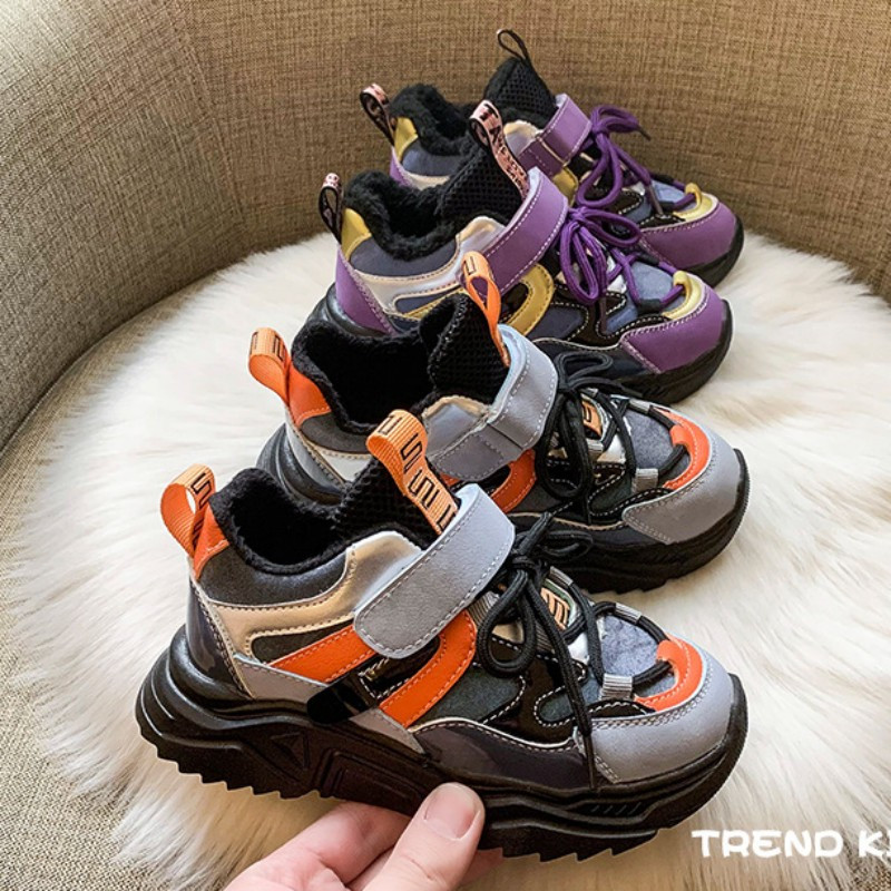 Pamučne cipele za djevojčice 2022. Nova zimska dječja sportska obuća Djevojčice Dječje zadebljane tenisice zapatillas niño 신발 أحذية غير رسمية