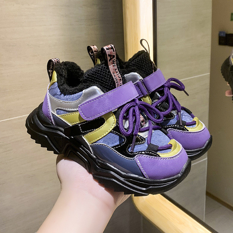 Pamučne cipele za djevojčice 2022. Nova zimska dječja sportska obuća Djevojčice Dječje zadebljane tenisice zapatillas niño 신발 أحذية غير رسمية