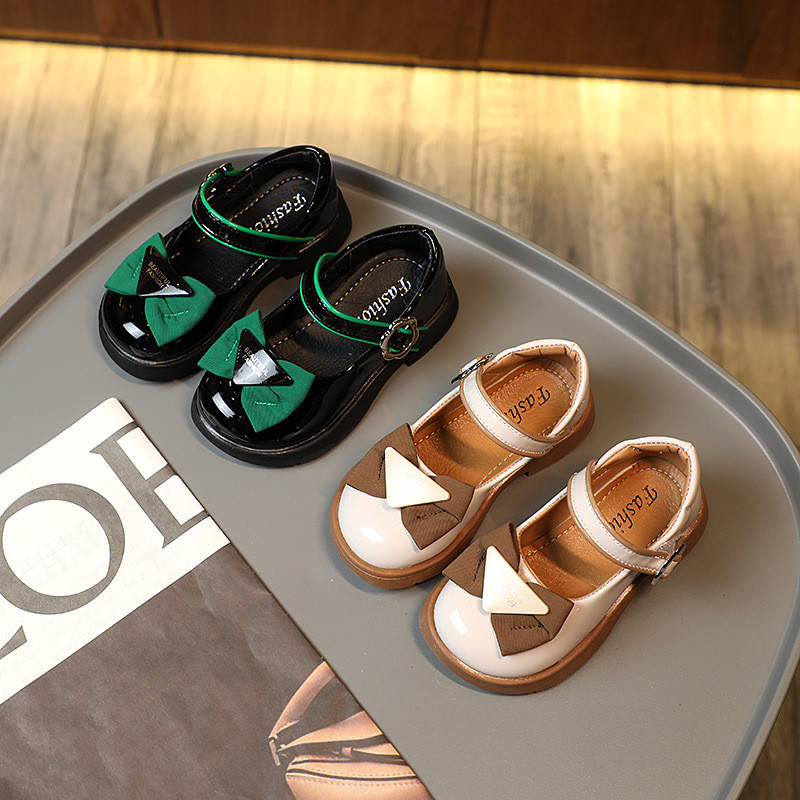 Dječja cipela za djevojčice Kožne cipele Mary Janes Dječja školska obuća za slobodno vrijeme Vjenčane cipele za dječje zabave Klasične mašne