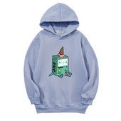 Νέο Cartoon Adventure Time Pattern Παιδικά ρούχα με κουκούλα Φθινόπωρο Άνοιξη Φθινόπωρο φθινόπωρο νήπιο κορίτσι Χειμερινά ρούχα Παιδική μπλούζα 3-14T