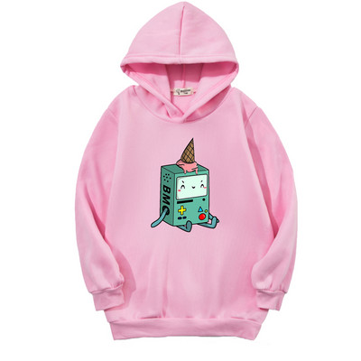 Νέο Cartoon Adventure Time Pattern Παιδικά ρούχα με κουκούλα Φθινόπωρο Άνοιξη Φθινόπωρο φθινόπωρο νήπιο κορίτσι Χειμερινά ρούχα Παιδική μπλούζα 3-14T