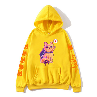 Stray Game Hoodies Kawaii Cat Graphic Hoody Παιδιά Casual χαριτωμένα κινούμενα σχέδια Φούτερ για αγόρια μακρυμάνικο Νέα άφιξη Πουλόβερ για κορίτσια