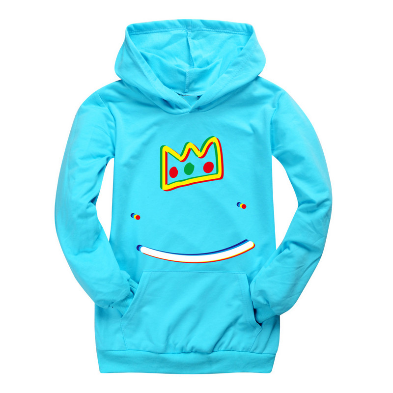 Ranboo Crown Moriah Elizabeth, dječja ležerna majica s džepovima za dječake, majica s kapuljačom za djevojčice, dječja odjeća, pamučni kostim za djevojčice