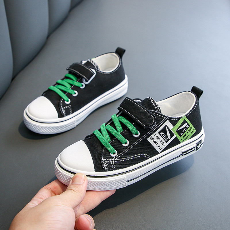 Proljeće i jesen Nove dječje cipele za sjedenje Dječaci i djevojčice Sportska tkanina za slobodno vrijeme Prozračne čvrste cipele s ravnim dnom