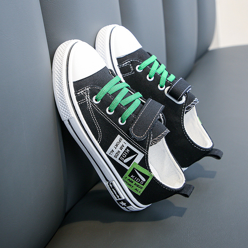 Proljeće i jesen Nove dječje cipele za sjedenje Dječaci i djevojčice Sportska tkanina za slobodno vrijeme Prozračne čvrste cipele s ravnim dnom