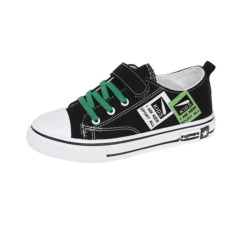 Proljeće i jesen Nove dječje cipele za sjedenje Dječaci i djevojčice Sportska tkanina za slobodno vrijeme Prozračne čvrste cipele s ravnim dnom