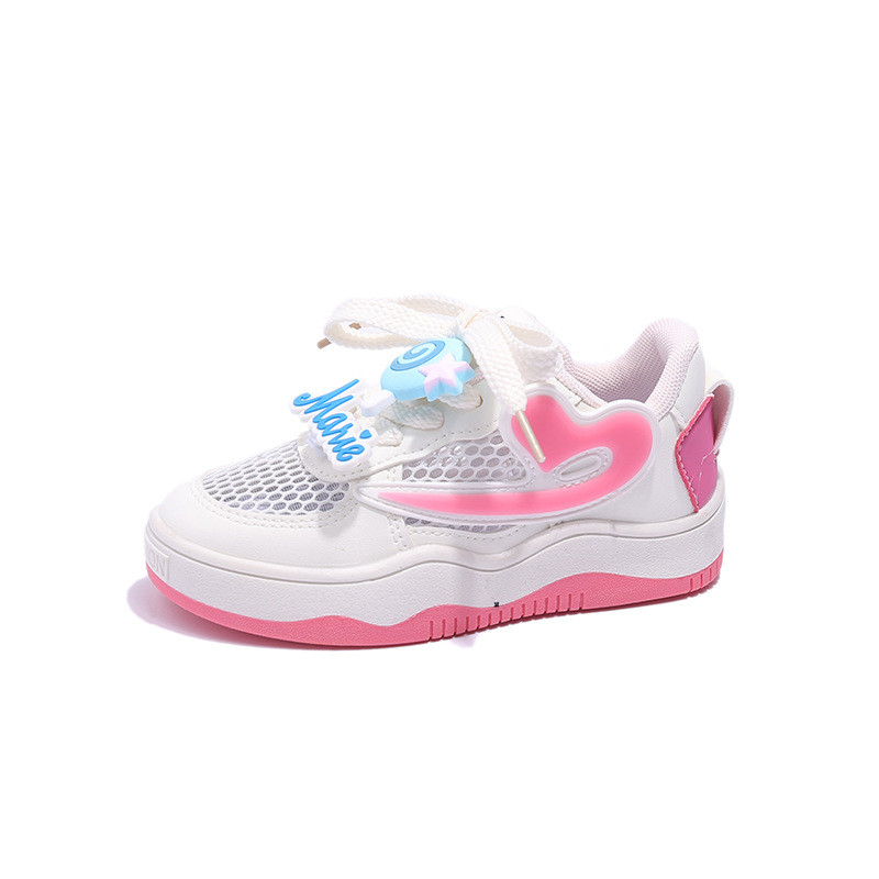 Ljetne cipele za djevojčice Mrežaste šuplje prozračne pojedinačne cipele iz crtanih filmova Dječja sportska obuća Ljubičaste cipele za dasku krossovki detskie