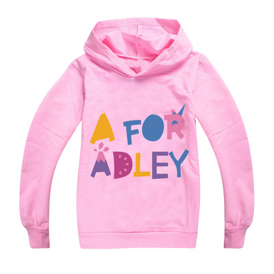 A for Adley Παιδική Μόδα Μεσαία Κορίτσια με κουκούλα Μπλούζες για αγόρι μακρυμάνικο πουκάμισο Ρούχα μπουτίκ Παιδικά ρούχα 2-16 ετών