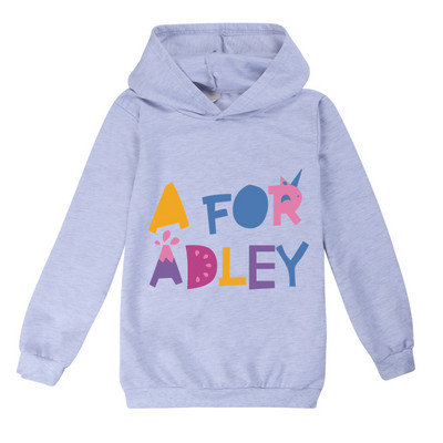 A for Adley Παιδική Μόδα Μεσαία Κορίτσια με κουκούλα Μπλούζες για αγόρι μακρυμάνικο πουκάμισο Ρούχα μπουτίκ Παιδικά ρούχα 2-16 ετών
