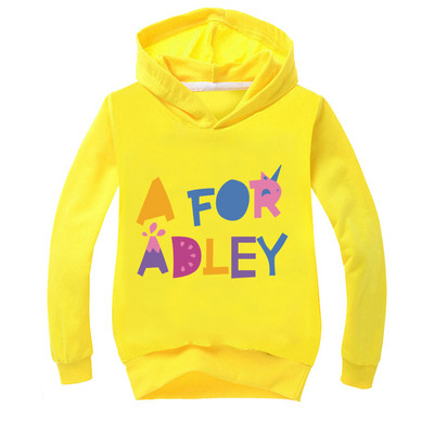 A for Adley Παιδική Μόδα Μεσαία Κορίτσια με κουκούλα Μπλούζες για αγόρι μακρυμάνικο πουκάμισο Ρούχα μπουτίκ Παιδικά ρούχα 2-16 ετών