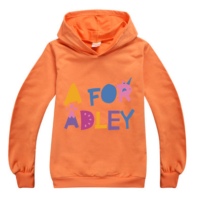 A for Adley Παιδική Μόδα Μεσαία Κορίτσια με κουκούλα Μπλούζες για αγόρι μακρυμάνικο πουκάμισο Ρούχα μπουτίκ Παιδικά ρούχα 2-16 ετών