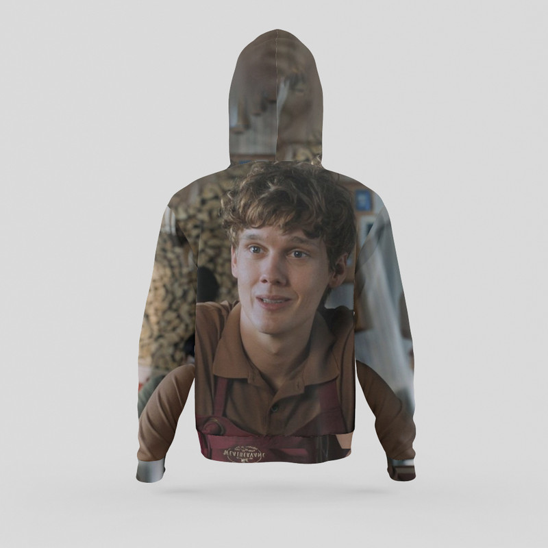 Proljeće i jesen 2023. Novi pulover s kapuljačom za dječake, ležeran 3D crtani print, modni stil, pulover s kapuljačom dugih rukava, majica s kapuljačom za dječake