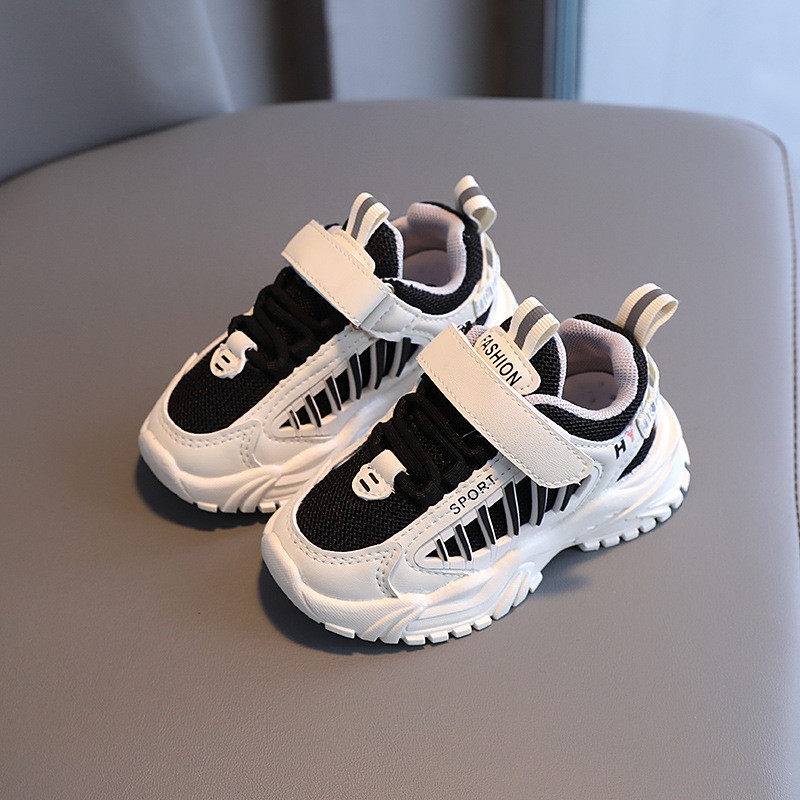 Sportska obuća za dječake, dječja jesen, zima, nove prozračne mrežaste cipele, crne, mekani potplati, pamučne cipele za djevojčice, krossovki detskie