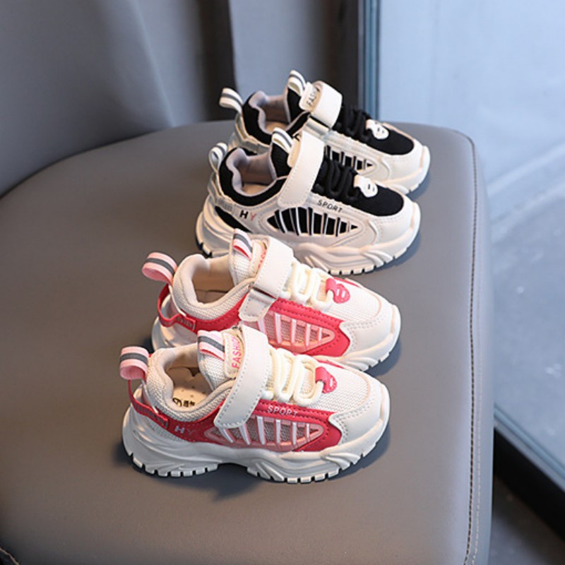 Sportska obuća za dječake, dječja jesen, zima, nove prozračne mrežaste cipele, crne, mekani potplati, pamučne cipele za djevojčice, krossovki detskie