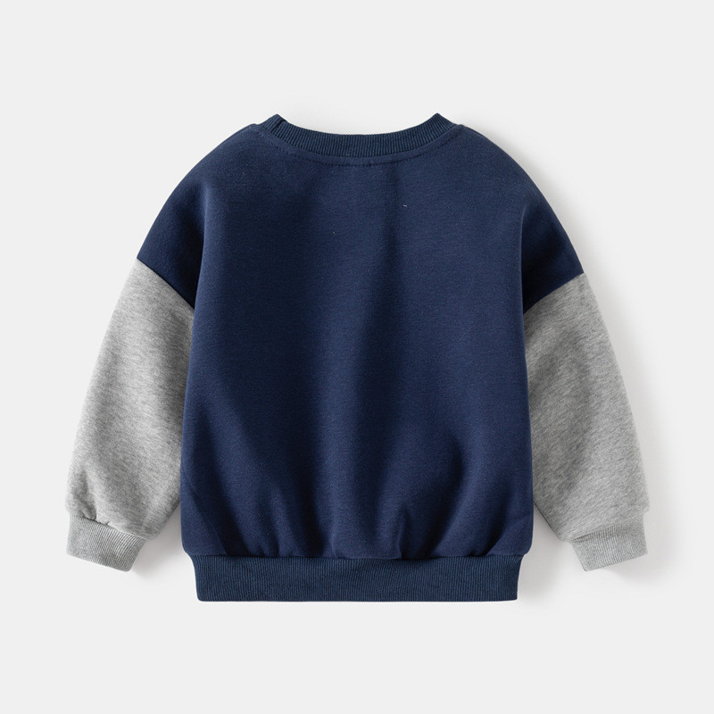 2-7T, dječja majica s kapuljačom za malu djecu, jesenska odjeća, dugih rukava, široka pamučna majica s kapuljačom, modni pulover za dojenčad, gornji dio odjeće