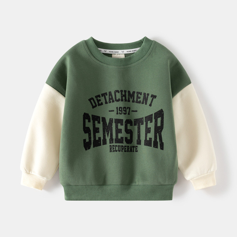 2-7T, dječja majica s kapuljačom za malu djecu, jesenska odjeća, dugih rukava, široka pamučna majica s kapuljačom, modni pulover za dojenčad, gornji dio odjeće