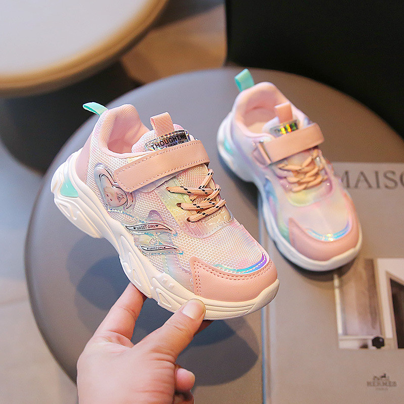Mrežaste cipele za djevojčice Nove dječje svestrane sportske cipele za djevojčice Lagane dječje cipele za princezu za patillas niño krossovki