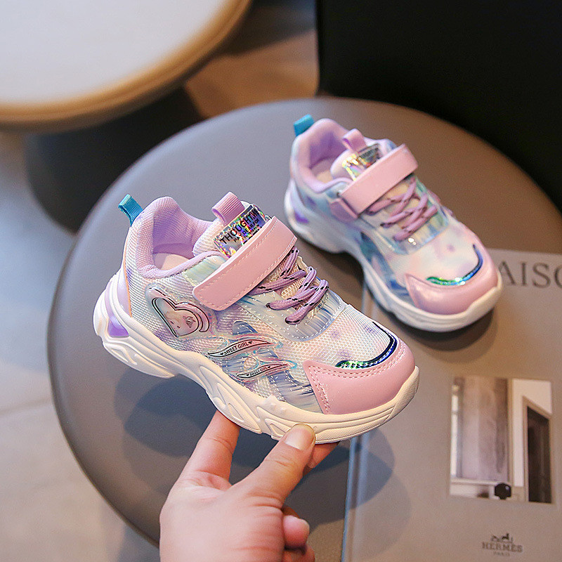 Mrežaste cipele za djevojčice Nove dječje svestrane sportske cipele za djevojčice Lagane dječje cipele za princezu za patillas niño krossovki