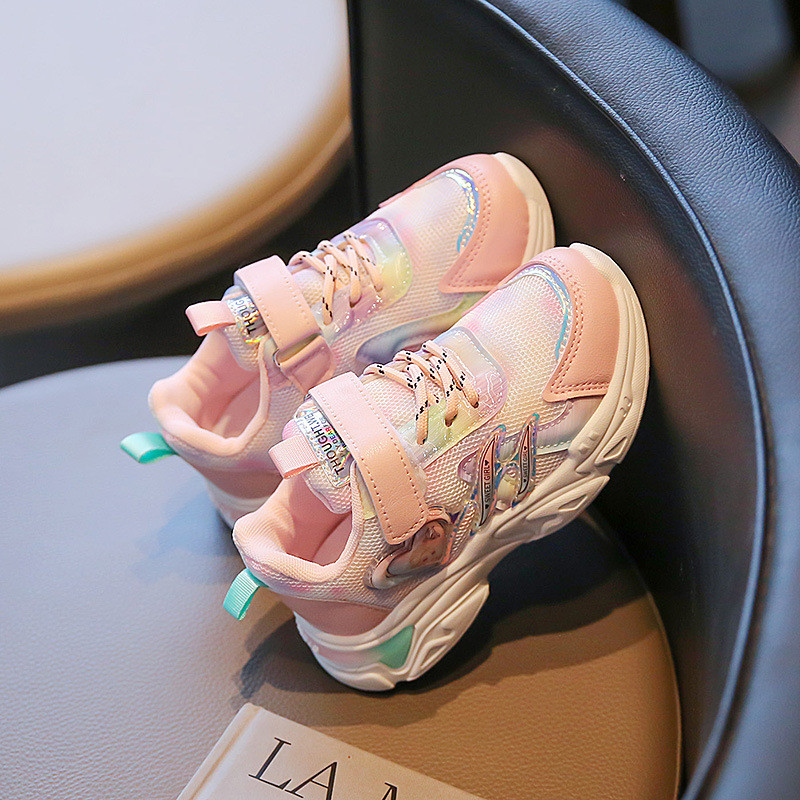Mrežaste cipele za djevojčice Nove dječje svestrane sportske cipele za djevojčice Lagane dječje cipele za princezu za patillas niño krossovki