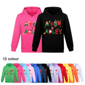 2022 New Kids Hoodie Παιδιά Αγόρια Κορίτσια Καλοκαιρινό πουλόβερ Μακρυμάνικο Α για Adley Φούτερ με στάμπα κινουμένων σχεδίων Χριστουγεννιάτικα