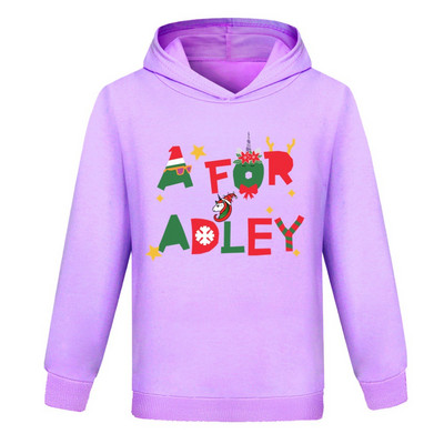 2022 New Kids Hoodie Παιδιά Αγόρια Κορίτσια Καλοκαιρινό πουλόβερ Μακρυμάνικο Α για Adley Φούτερ με στάμπα κινουμένων σχεδίων Χριστουγεννιάτικα