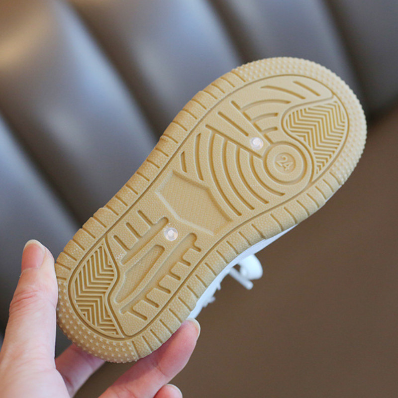 Dječje tenisice Ležerne bijele cipele za dječake PU koža Udobne sportske za trčanje Dječje djevojčice Ravne prozračne cipele Vel. 21-38