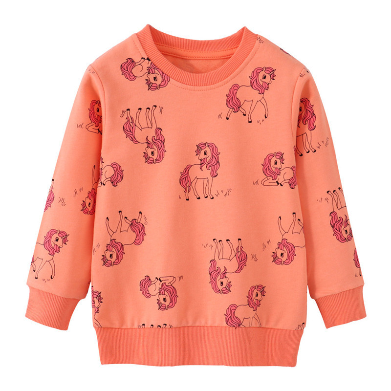 Jumping Meters 2-7T Jesen Proljeće Automobili Vez za dječake Djevojčice Punih rukava Todder Odjeća Popularno prodavane Dječje majice s kapuljačom