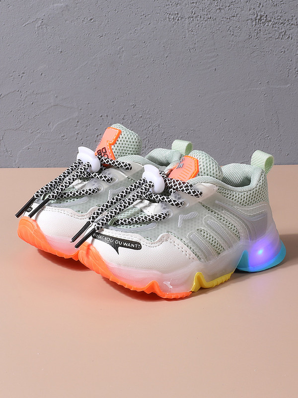 CAPSELLA KIDS Led tenisice Nove svjetleće sportske cipele za djevojčice i dječake 1-6 godina Svjetleće tenisice za bebe Mekane svjetleće cipele za malu djecu