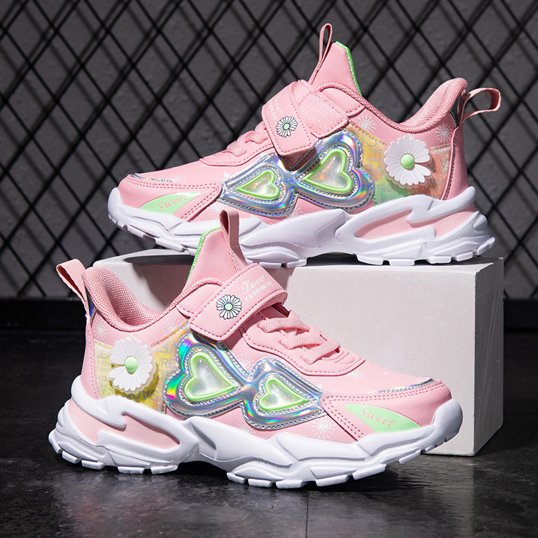 Modne dječje cipele Tenisice za djevojčice Slatke PU kožne platforme Ležerne tenisice od 6 do 12 godina Dječje sportske tenisice za djevojčice