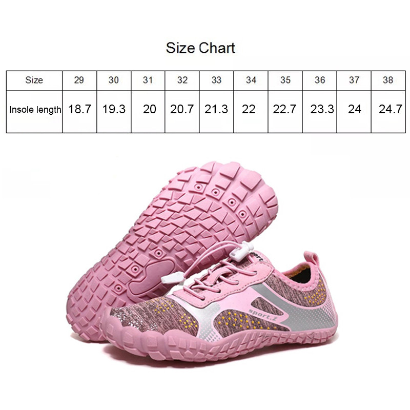Dječje tenisice dječje cipele za bosu cipele za plažu u vodi za djevojčice dječake prozračne neklizajuće sportske tenisice velike veličine 29-38