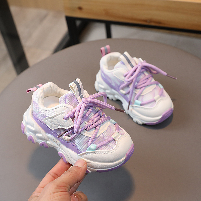 Dječja obuća Dječja ležerna sportska obuća Proljeće Novo Dječaci Tenisice za trčanje Djevojčice Modne svestrane mrežaste prozračne tenisice