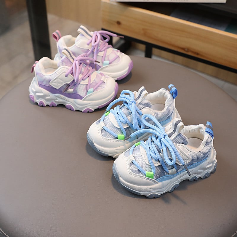 Dječja obuća Dječja ležerna sportska obuća Proljeće Novo Dječaci Tenisice za trčanje Djevojčice Modne svestrane mrežaste prozračne tenisice