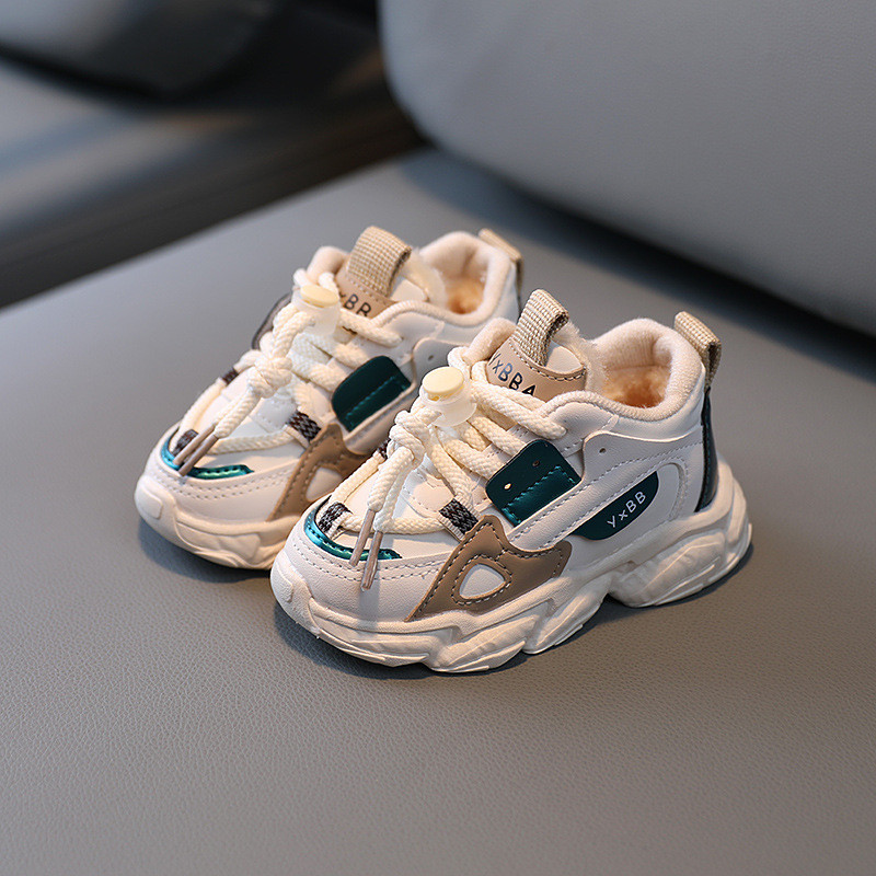 Zimske dječje cipele Čizme za dječake Deblje cipele od flisa Dječja protuklizna cipela za malu djecu Dječje tople plus pamučne tenisice za djevojčice i dječake