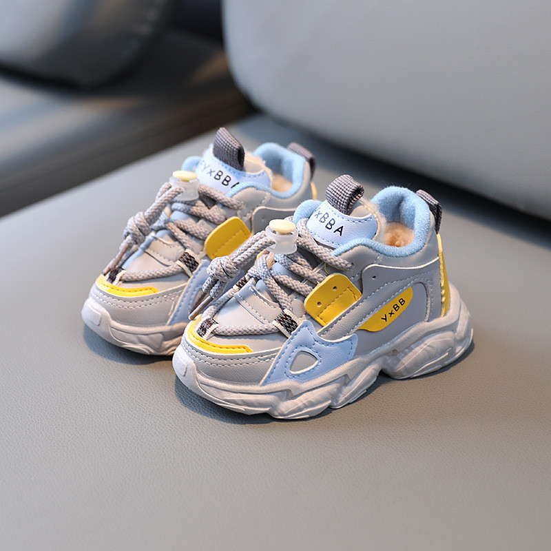 Zimske dječje cipele Čizme za dječake Deblje cipele od flisa Dječja protuklizna cipela za malu djecu Dječje tople plus pamučne tenisice za djevojčice i dječake