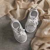 Cute girls casual παπούτσια Sneakers Toddler Baby Girls Bow Sequin Crib Trend casual παπούτσια Παιδικά αντιολισθητικά ροζ φόρεμα παπούτσια