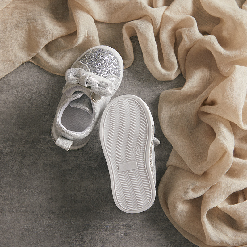 Slatke djevojčice Ležerne cipele Tenisice Mala djevojčica Mašna Šljokice Trend ležerne cipele Dječje Dječje Neklizajuće ružičaste cipele