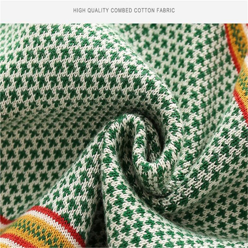 Dječja odjeća Džemperi za dječake Dječje dječje bluze dugih rukava na pruge za djevojčice Pleteni pulover s otvorenim ovratnikom