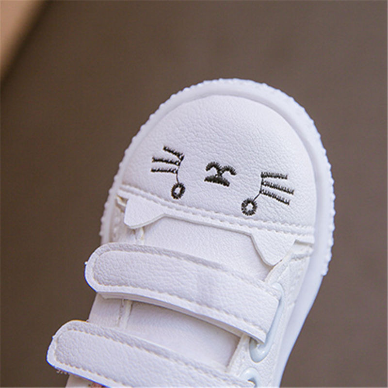 Tenis, dječja cipela za dasku, jesenska nova PuSoft kožna cipela za slobodno vrijeme, slatke prozračne tenisice iz crtića Neklizajuća dječja cipela, modna cipela za djevojčice