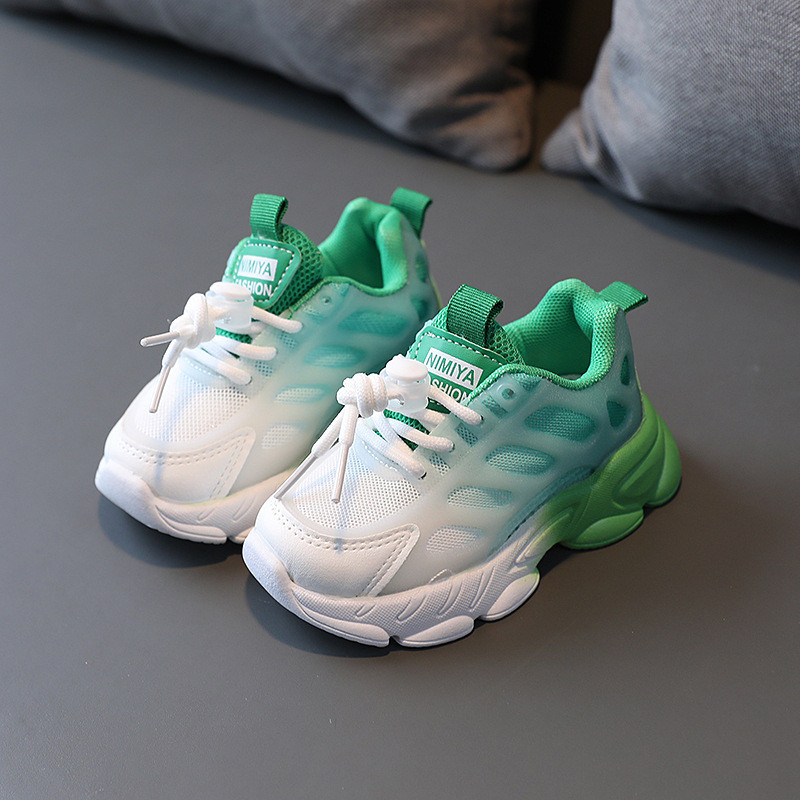 Proljeće Jesen Nova Dječja sportska obuća Djevojčice Mala djeca Ležerne tenisice Dječaci Protuklizna Mekana donja Tenisice za trčanje 1 2 3 4 5 6 Godina