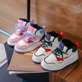 Tênis High Top Παιδικά Αθλητικά Παπούτσια Νέα Lace Up Casual Παπούτσια Ελαφρύ παπούτσι για τρέξιμο Μαλακή σόλα σανίδα Παπούτσια παιδικά παπούτσια για κορίτσια Zapatillas