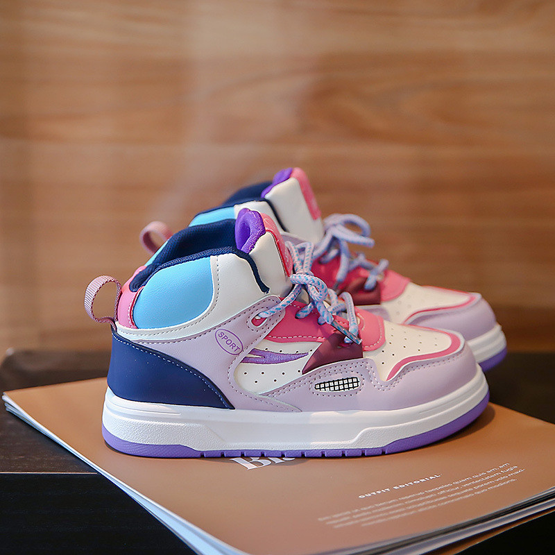 Tênis Visoke dječje tenisice Nova ležerna cipela na vezanje Lagana tenisica za trčanje Cipela s mekanim potplatom Cipela za djecu Cipele za djevojčice Zapatillas