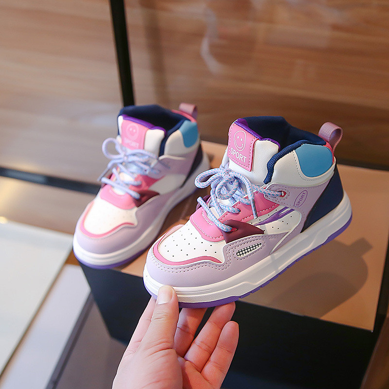 Tênis Visoke dječje tenisice Nova ležerna cipela na vezanje Lagana tenisica za trčanje Cipela s mekanim potplatom Cipela za djecu Cipele za djevojčice Zapatillas