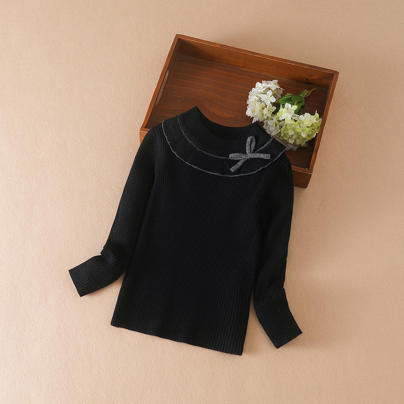 Puloveri za djevojčice Jesen Zima Topli džemperi za bebe Gornji dijelovi Dječja pletiva Dječja odjeća