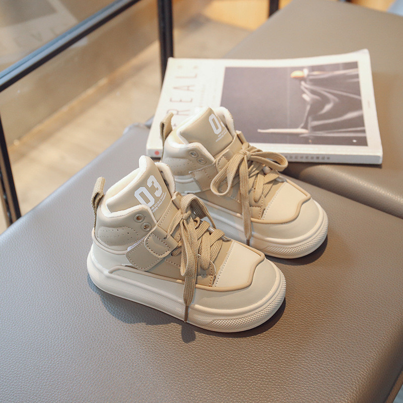 Nove zimske 2023. pamučne tople ležerne cipele Visoke tenisice za djevojčice Neklizajuće tenisice s mekim potplatom za dječake