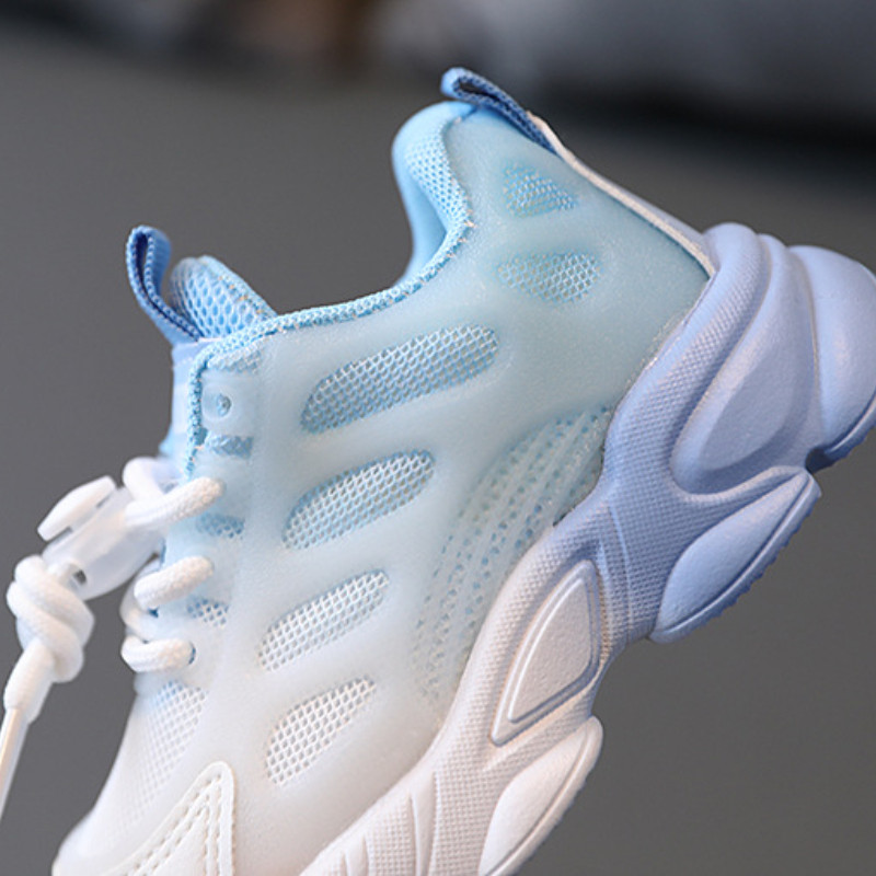 Veličina 21-30 Dječja sportska obuća za dječake Djevojčice Baby Gradient Color Prozračne tenisice za trčanje Dječja obuća od 1 - 6 godina