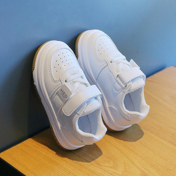 Παιδικά Λευκά Παπούτσια Άνοιξη και Φθινόπωρο 2023 Αθλητικά παπούτσια για κορίτσια Αντιολισθητικά Ελαφρύ παπούτσι για αγόρι Μαλακή σόλα Βρεφικά παπούτσια casual