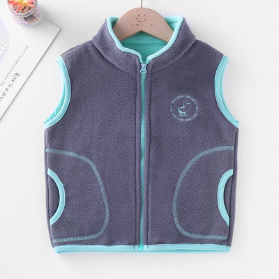 Îmbrăcăminte exterioară pentru adolescenți Veste Jachete fără mâneci Vestă pentru copii pentru băiat fată Polar fleece Bebeluși Copii Vestă Iarnă caldă 100-160 cm