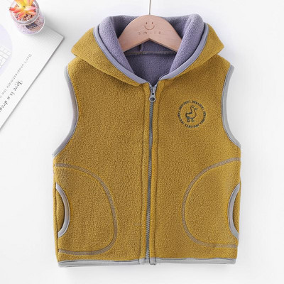 Îmbrăcăminte exterioară pentru adolescenți Veste Jachete fără mâneci Vestă pentru copii pentru băiat fată Polar fleece Bebeluși Copii Vestă Iarnă caldă 100-160 cm